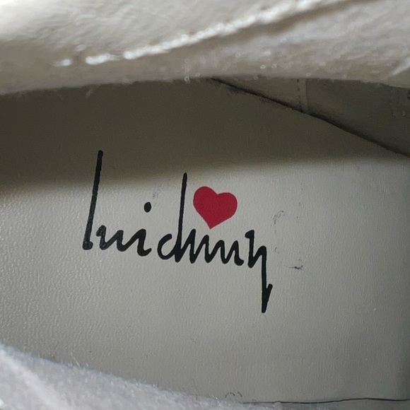 Light cream 3.5” heel ankle booties - Picture 15 of 16